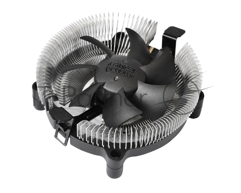 Кулер PCCooler E80 S775/1150/51/55/56/AM2/2+/AM3/ (72 шт/кор, TDP 65W, вент-р 80мм, 2200RPM, 22dBa) Retail Color Box