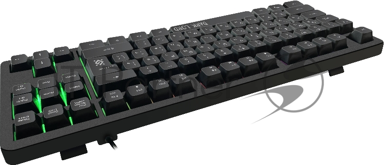 Клавиатура DEFENDER USB DARK LORD GK-580 RU BLACK 45580