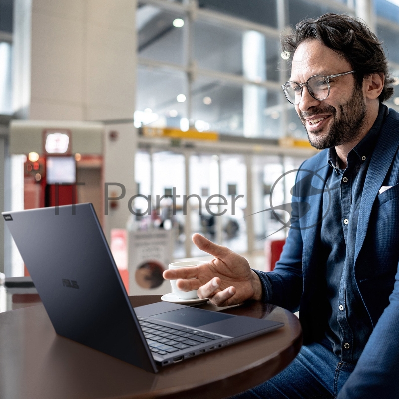 Ноутбук/ ASUS B9403CVAR-KM1220 14(2880x1800 OLED)/Intel Core 7 150U(1.8Ghz)/32768Mb/1024PCISS 1y/0.99kg/Star Black/DOS + магн корп NumberPad чехол кабель microHDMI--RJ45