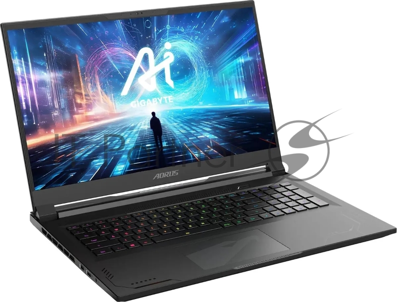 Ноутбук Gigabyte Aorus 17X AXG Core i9 14900HX 32Gb SSD2Tb NVIDIA GeForce RTX4080 12Gb 17.3 IPS QHD (2560x1440) Windows 11 Home black WiFi BT Cam (AXG-64KZ665SH)