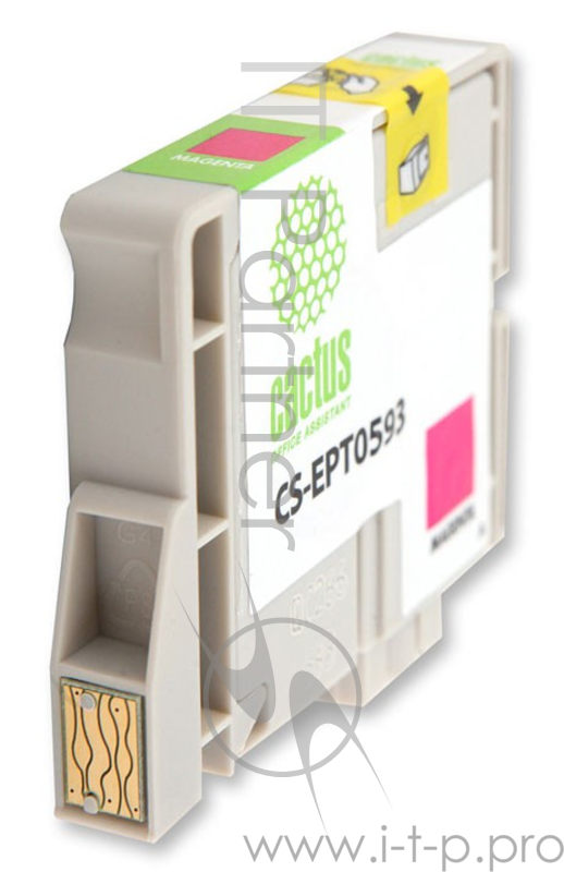 Картридж струйный Cactus CS-EPT0593 пурпурный для Epson Stylus Photo R2400 (14.8мл)