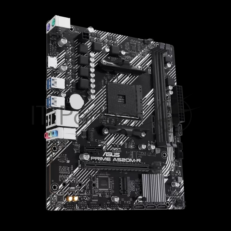 Материнская плата ASUS PRIME A520M-R, AM4, AMD A520, 2xDDR4, 4xSATA, 1xM.2, 1xPCI-E 3.0 x16, 1xPCI-E x1, 1xHDMI, 1x 1Gb LAN, 2xUSB-A 2.0, 4xUSB-A 3.2 Gen 1, 3x3.5 мм, 7.1, Micro-ATX