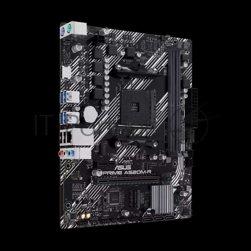 Материнская плата ASUS PRIME A520M-R, AM4, AMD A520, 2xDDR4, 4xSATA, 1xM.2, 1xPCI-E 3.0 x16, 1xPCI-E x1, 1xHDMI, 1x 1Gb LAN, 2xUSB-A 2.0, 4xUSB-A 3.2 Gen 1, 3x3.5 мм, 7.1, Micro-ATX