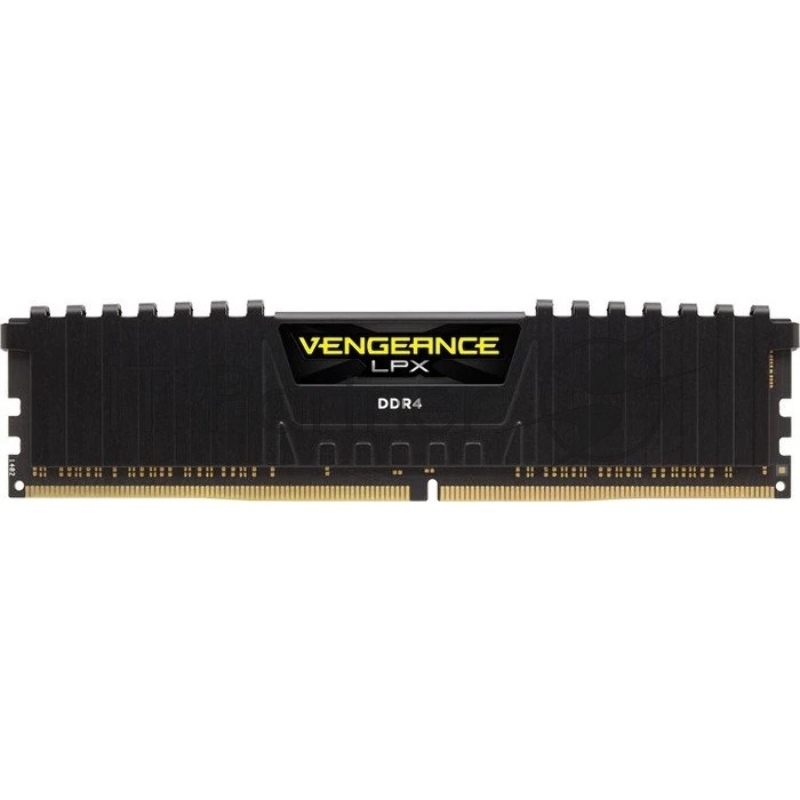 Модуль памяти CORSAIR 8GB 3200МГц DDR4 CL16 DIMM XMP 2.0, Vengeance LPX Black