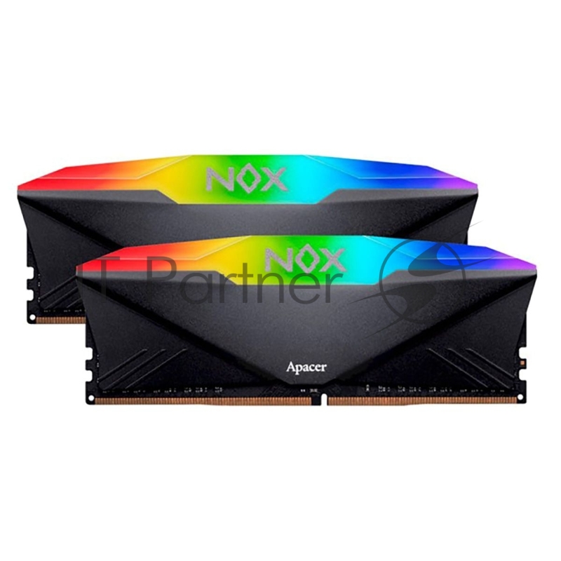 Комплект модулей памяти Apacer 32GB DDR4 3200 DIMM NOX RGB AURA2 w/HS RP-K2 Kit (2x16GB), 1.35V, 1024x8