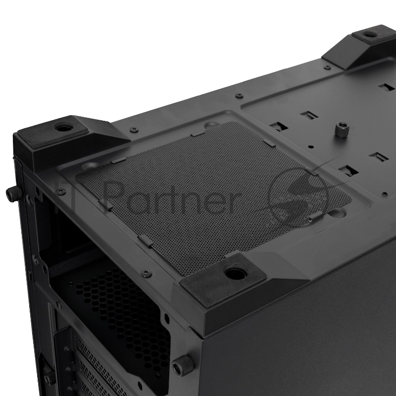 Корпус без блока питания/ HSPD M521, Mesh Mid Tower, Black, slide TG, 0.45 SPCC, 4x120mm ARGB ATX, mATX, mITX 160/330/184mm 2x2.5, -, 7xPCI 2xUSB-A 3.0, 1xUSB-A 1.0 390x200x449mm