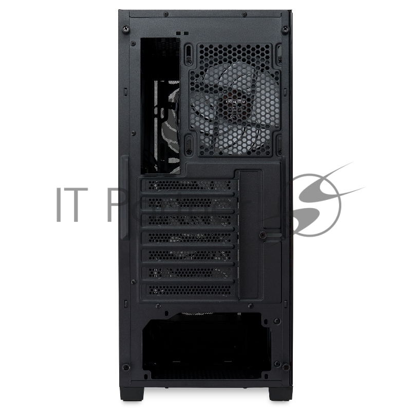 Корпус без блока питания/ HSPD M520, Mesh Mid Tower, Black, slide TG, 0.45 SPCC, 4x120mm ARGB ATX, mATX, mITX 160/330/184mm 2x2.5, -, 7xPCI 2xUSB-A 3.0, 1xUSB-A 1.0 390x200x449mm