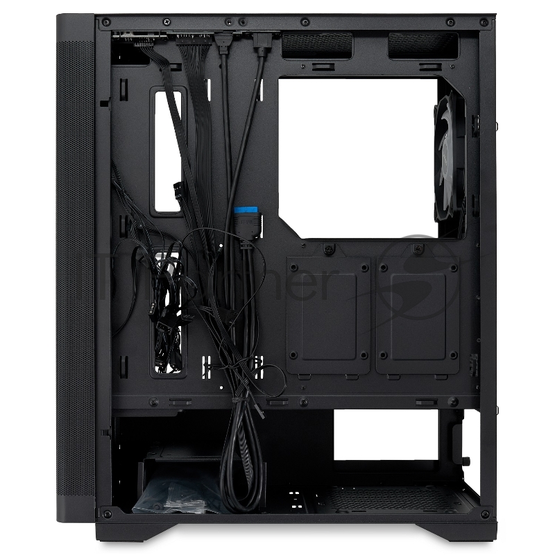Корпус без блока питания/ HSPD M520, Mesh Mid Tower, Black, slide TG, 0.45 SPCC, 4x120mm ARGB ATX, mATX, mITX 160/330/184mm 2x2.5, -, 7xPCI 2xUSB-A 3.0, 1xUSB-A 1.0 390x200x449mm
