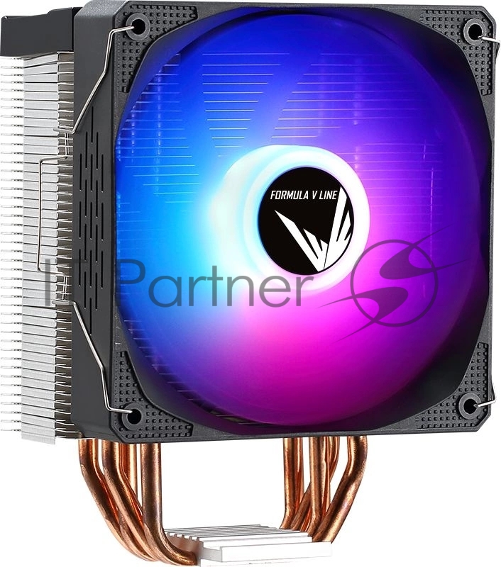 Устройство охлаждения(кулер) Formula Ice Burg Plus ARPW 4P ARGB Soc-AM5/AM4/1151/1200/1700 черный 4-pin 17-34dB Al+Cu 200W Ret