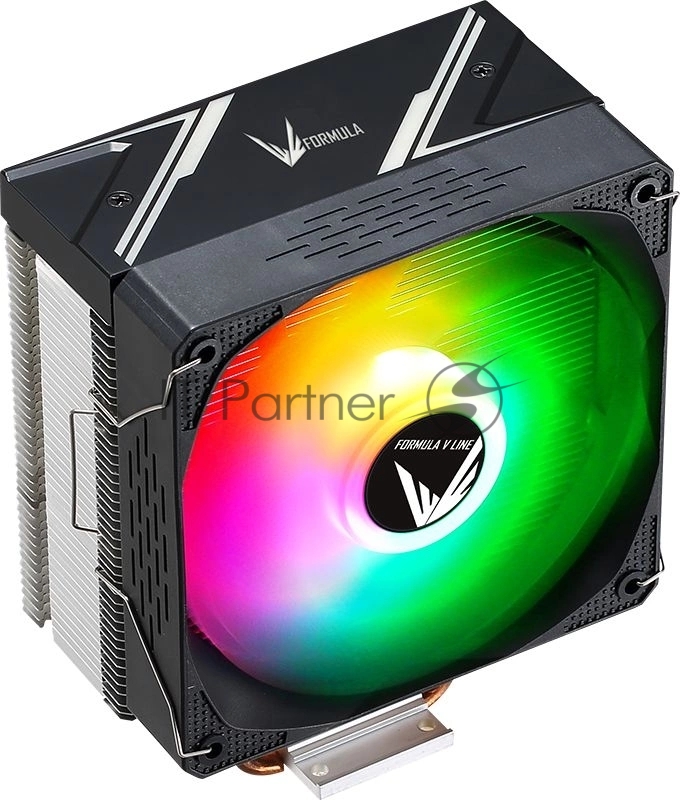 Устройство охлаждения(кулер) Formula Ice Burg Plus ARPW 4P ARGB Soc-AM5/AM4/1151/1200/1700 черный 4-pin 17-34dB Al+Cu 200W Ret