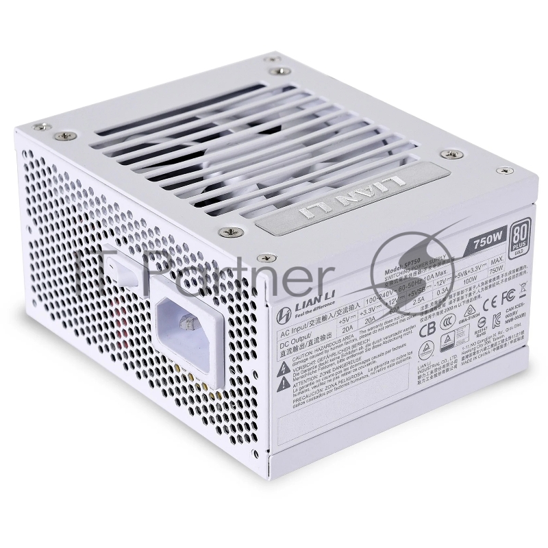 Блок питания 750W Lian Li SP750 White (SFX, 20+4 pin, 92mm fan, PCI-E 6+2Px2, 4xSATA) (G89.SP750W.00EU)