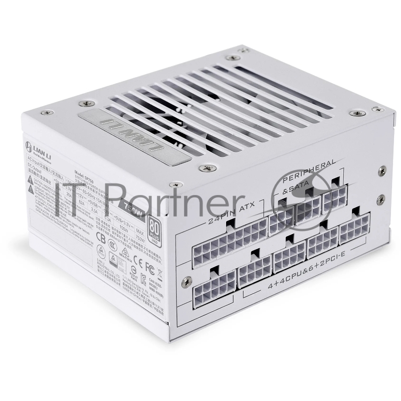 Блок питания 750W Lian Li SP750 White (SFX, 20+4 pin, 92mm fan, PCI-E 6+2Px2, 4xSATA) (G89.SP750W.00EU)