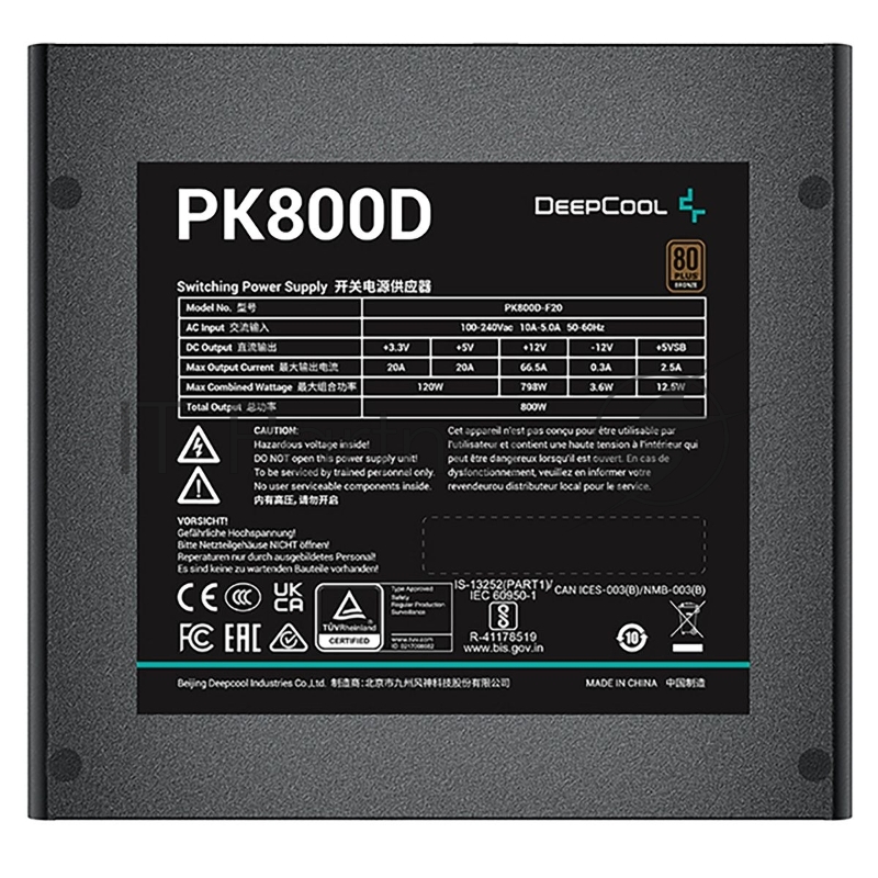 Блок питания Deepcool PK800D (R-PK800D-FA0B-WGEU)