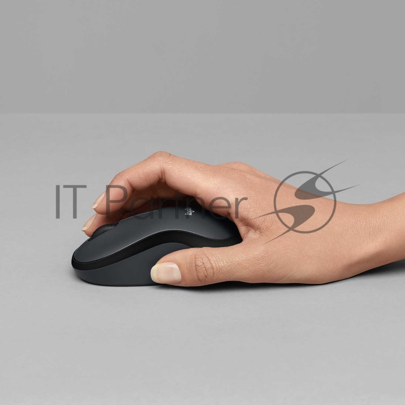 Мышь беспроводная Logitech M220 SILENT черный, 1000 dpi, радиоканал, USB, кнопки - 3