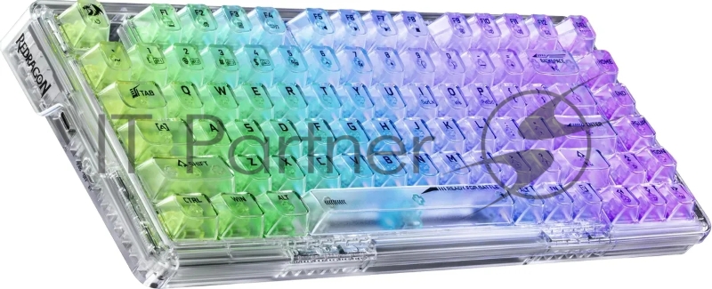 Defender Беспроводная клавиатура Elf Pro RU,RGB,бел,BT+2.4G,гаскет_5