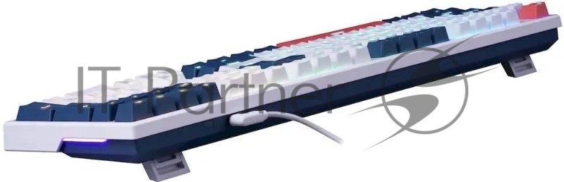 Defender Механическая клавиатура Whisper RU,RGB,бел-син-оранж.,тихая_5