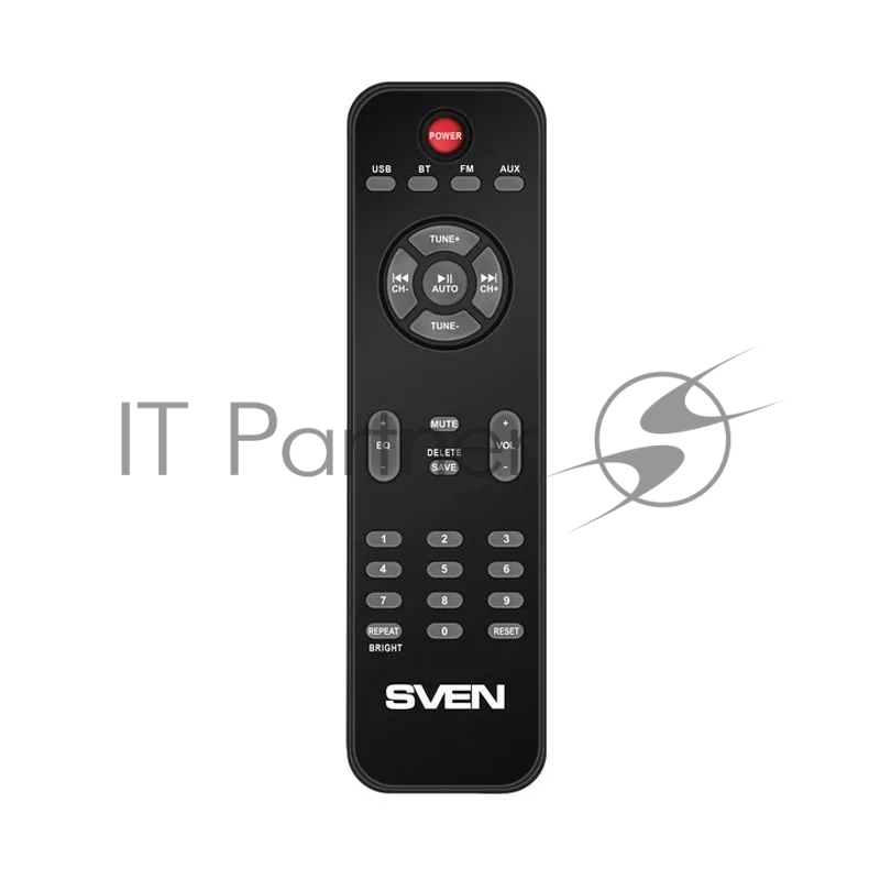 Колонки SVEN MS-315 2.1 чёрные (2x13W + 20W, Bluetooth, ПДУ, USB flash, LED-дисплей, FM-радио)