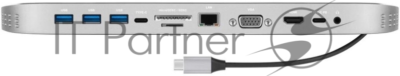 Концентратор USB-C FALCON BLACK TC-00257 ROMBICA