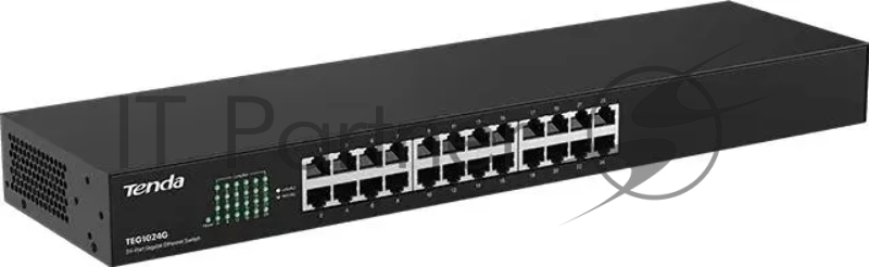 Сетевое оборудование TENDA TEG1024G Коммутатор 24-Port 10/100/1000 Gigabit Switch