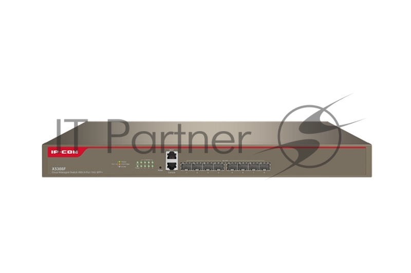 IP-COM X5308F Коммутатор с облачным управлением и 8 портами 10G SFP+