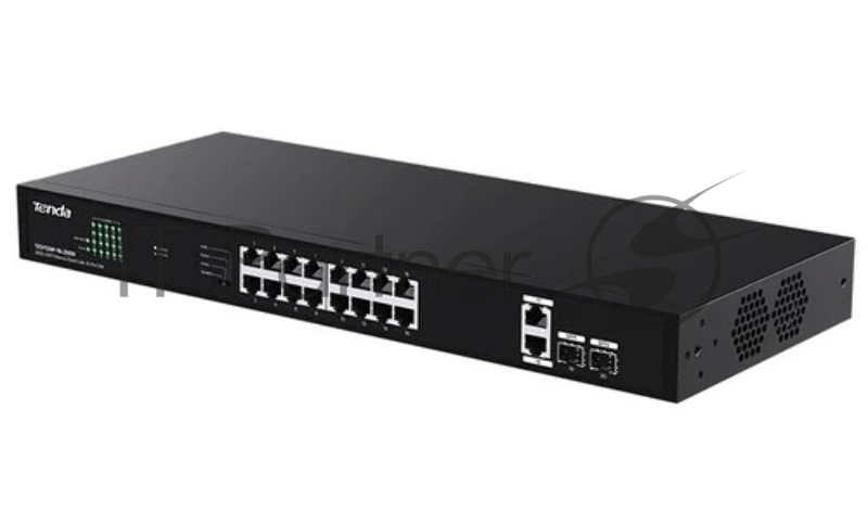 Tenda TEG1120P-16-250W Коммутатор неуправляемый PoE, 18 портов, 18x1 Гбит/с, PoE 16х30 Вт (до 250Вт), SFP 2x1 Гбит/с