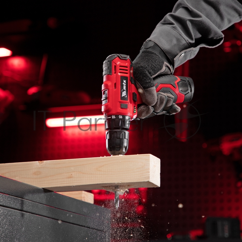 Дрель-шуруповерт аккумуляторная MCDL-12-02P, Li-Ion, 12 В, 2 акк. MTX