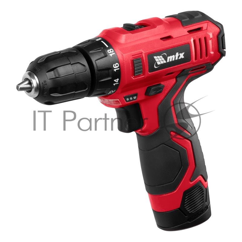 Дрель-шуруповерт аккумуляторная MCDL-12-02P, Li-Ion, 12 В, 2 акк. MTX