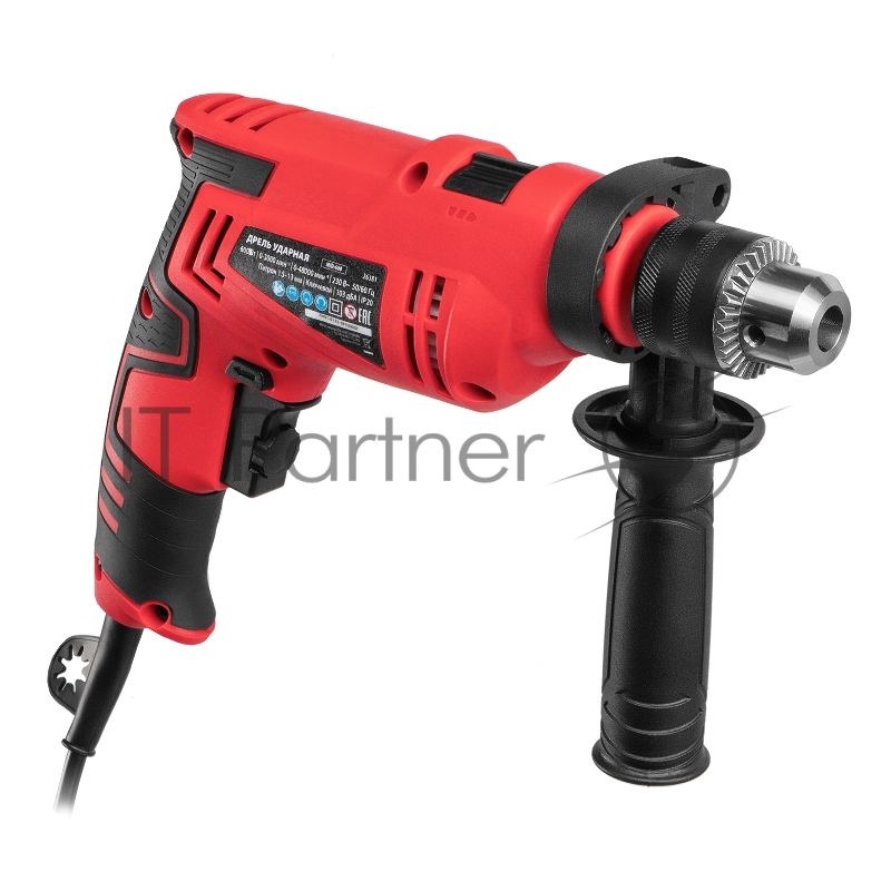 Дрель ударная MID-600, 600 Вт, 0-3000 об/мин, 0-48000 уд/мин MTX