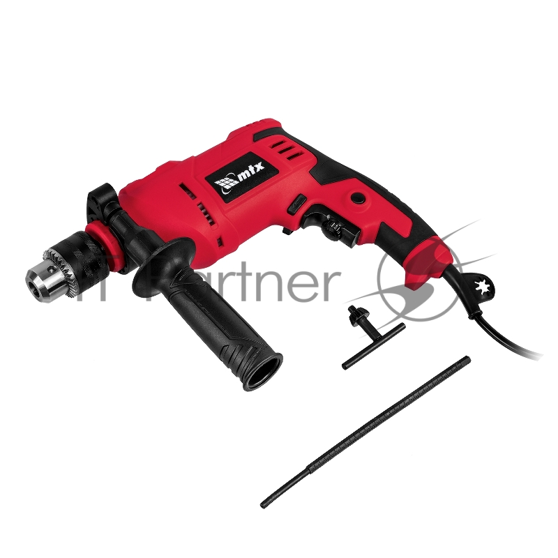 Дрель ударная MID-750, 750 Вт, 0-3000 об/мин, 0-48000 уд/мин MTX