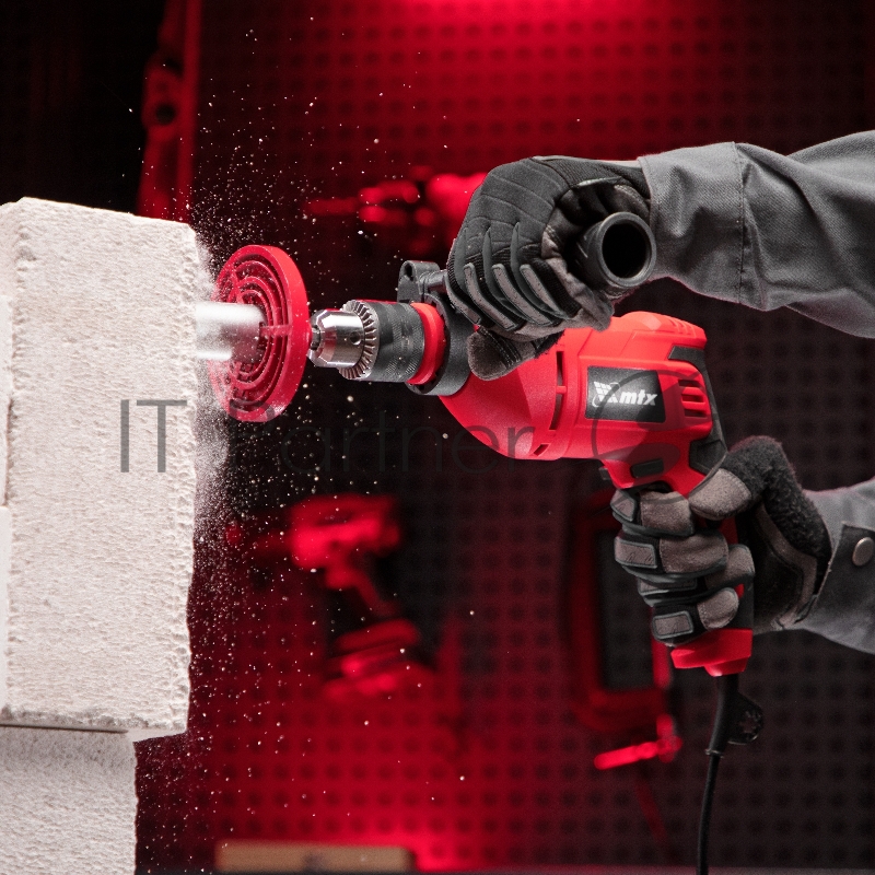 Дрель ударная MID-750, 750 Вт, 0-3000 об/мин, 0-48000 уд/мин MTX