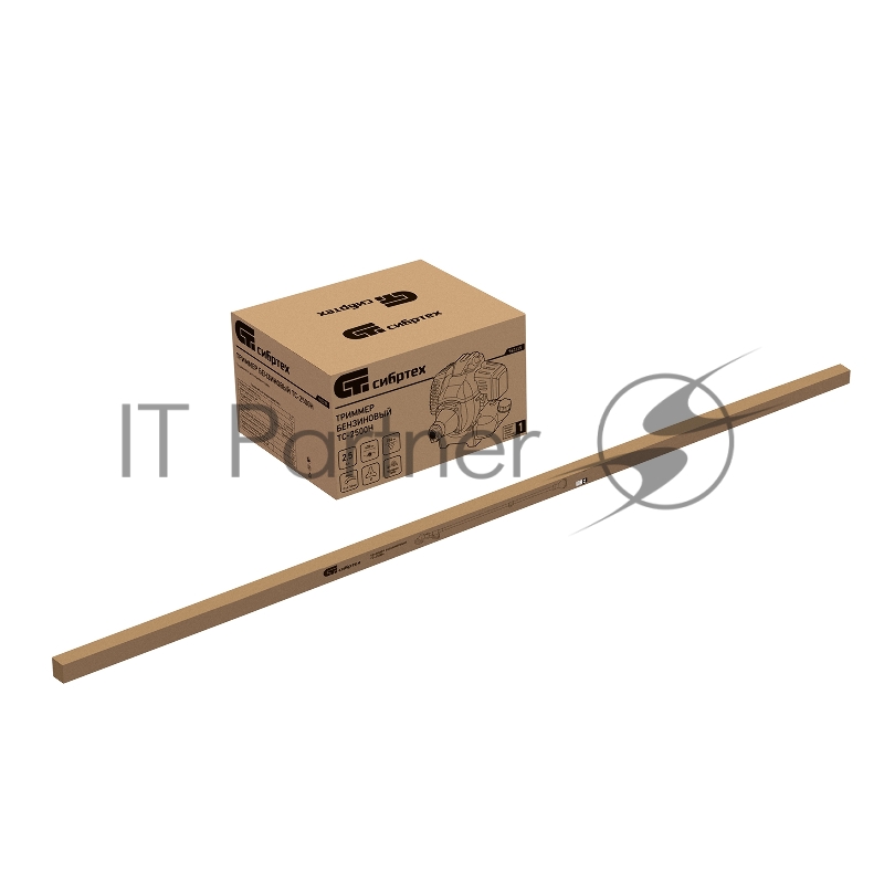 Триммер бензиновый ТС-2500Н, 43 см3, неразъемная штанга, состоит из 2 частей Сибртех