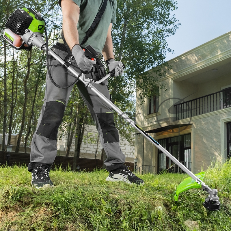 Триммер бензиновый ТС-2500Н, 43 см3, неразъемная штанга, состоит из 2 частей Сибртех