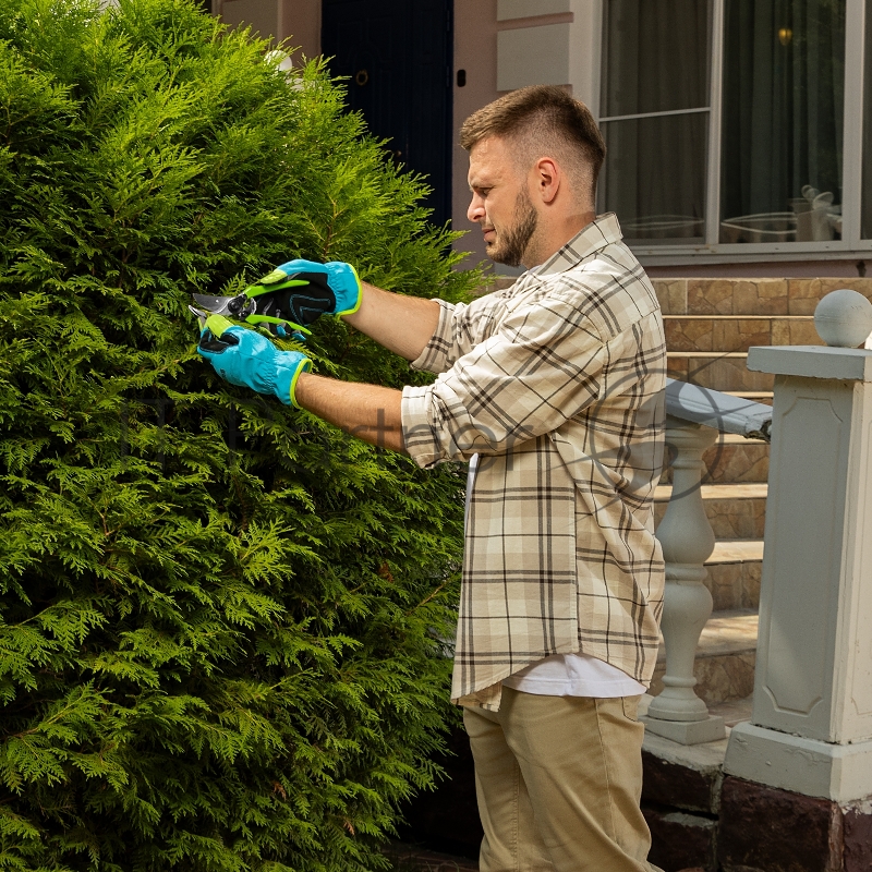 Секатор прямого реза, 200 мм, металлические обрезиненные рукоятки Palisad