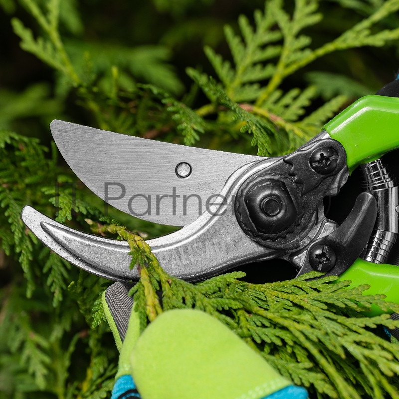 Секатор прямого реза, 200 мм, металлические обрезиненные рукоятки Palisad