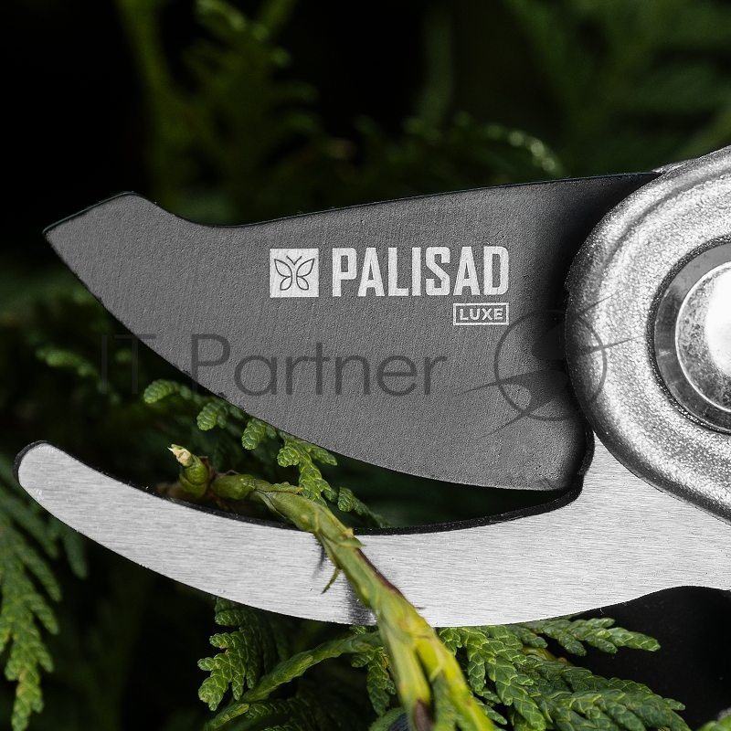 Секатор прямого реза, 205 мм, алюминиевые рукоятки в ПВХ-оболочке, LUXE Palisad