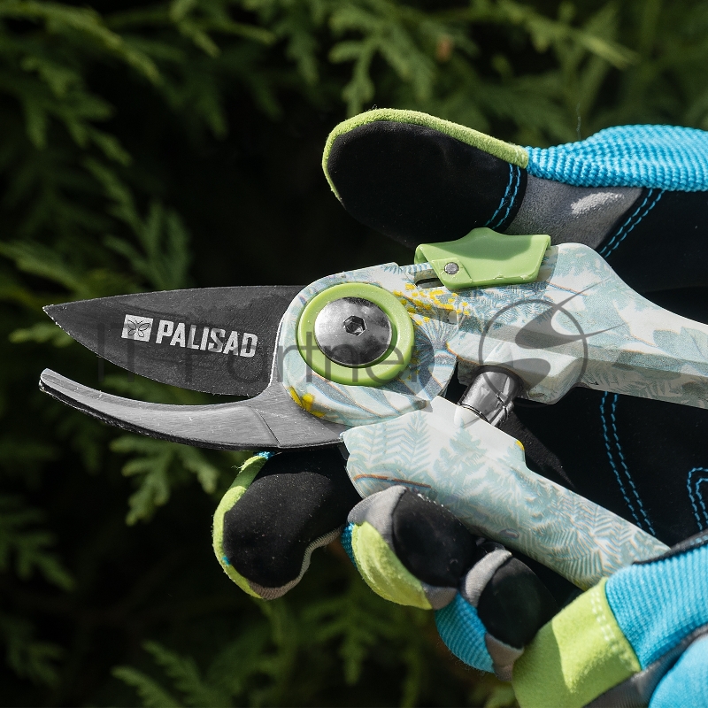 Секатор прямого реза, 210 мм, пластиковые рукоятки Palisad