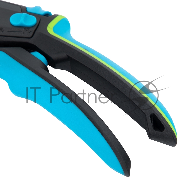 Секатор прямого реза, 225 мм, регулировка захвата, трехкомпонентные рукоятки, LUXE Palisad