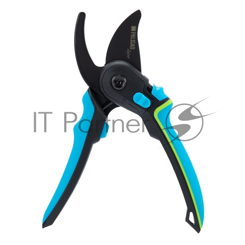 Секатор прямого реза, 225 мм, регулировка захвата, трехкомпонентные рукоятки, LUXE Palisad