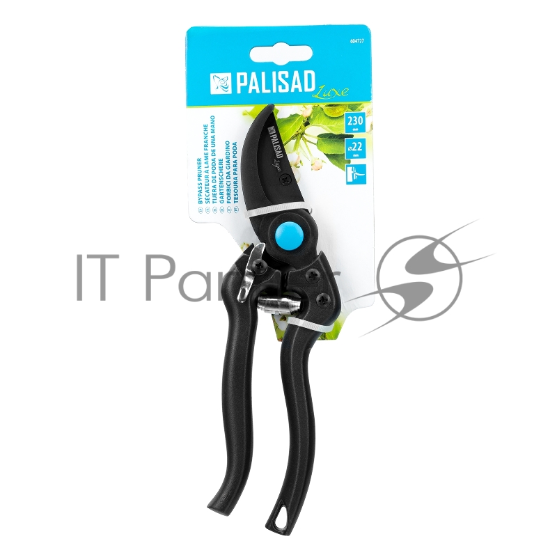 Секатор прямого реза, 230 мм, алюминиевые рукоятки, LUXE Palisad