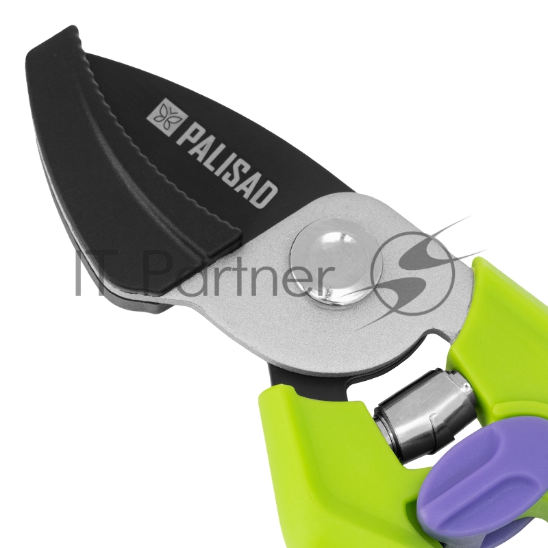 Секатор с наковальней, 190 мм, пластиковые рукоятки Palisad