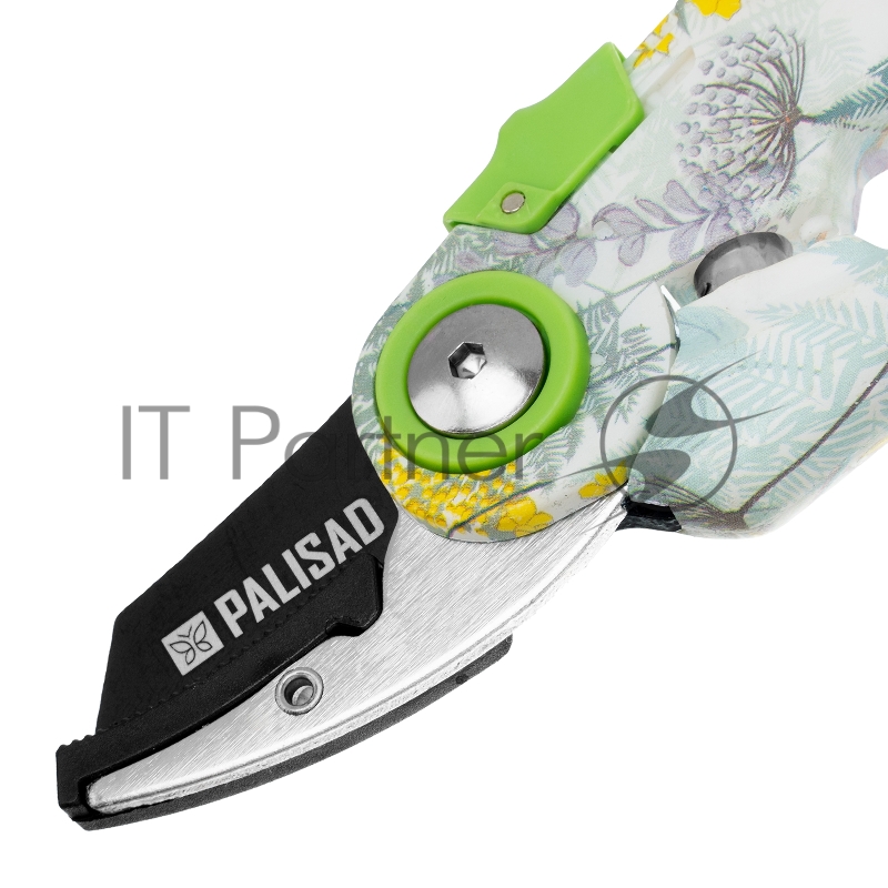 Секатор с наковальней, 210 мм, пластиковые рукоятки Palisad