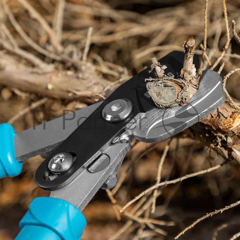 Сучкорез прямого реза, 610 мм, двухрычажный механизм, двухкомпонентные рукоятки, LUXE Palisad