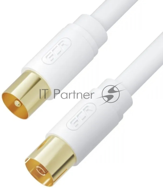 GCR Удлинитель 5.0m антенный (коаксиальный) RG59, TV M / TV F, белый, GCR-55547