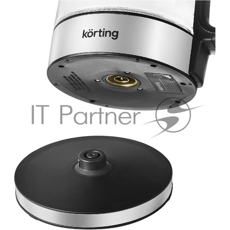 Электрический чайник KORTING/ Электрический чайник KORTING, объем 1.7 л, материал: стекло, механическое управление, фильтр от накипи, 5 температурных режимов, автоотключение, поддержание температуры