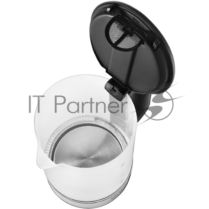 Электрический чайник KORTING/ Электрический чайник KORTING, объем 1.7 л, материал: стекло, механическое управление, фильтр от накипи, 5 температурных режимов, автоотключение, поддержание температуры, цвет матовый белый