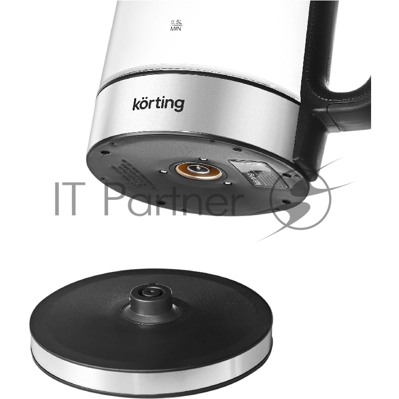 Электрический чайник KORTING/ Электрический чайник KORTING, объем 1.7 л, материал: стекло, механическое управление, фильтр от накипи, 5 температурных режимов, автоотключение, поддержание температуры, цвет матовый белый