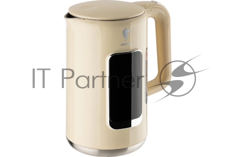 Чайник электрический LEONORD LE-1533 1,7л, двойной корпус, бежевый