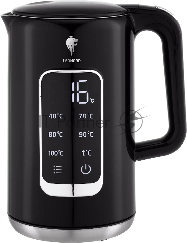 Чайник электрический LEONORD LE-1533 1,7л, двойной корпус, черный