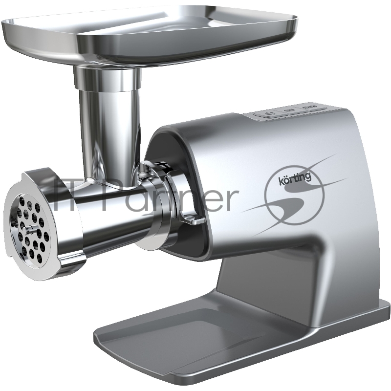 Мясорубка KORTING/ Мясорубка KORTING, мощность 2500 Вт, 8 насадок, производительность 3.5 кг/мин, защита от перегрева, реверс, цвет серебристый