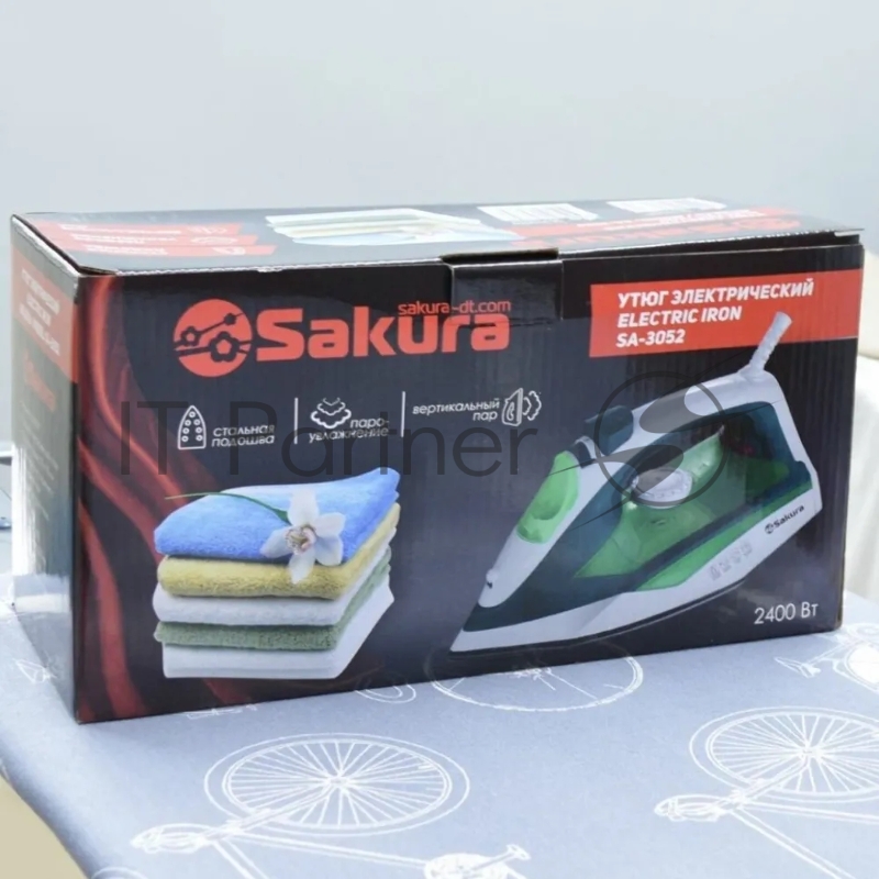 Утюг SAKURA SA-3052SGR 2400 Вт стальная подошва